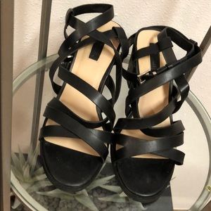 Forever 21 cute ankle straps heels